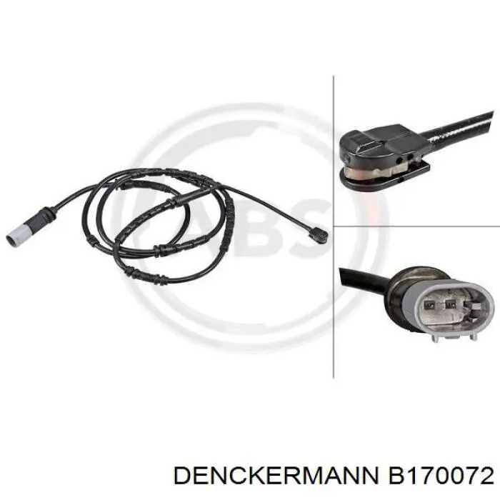 Датчик износа тормозных колодок, задний Denckermann B170072 цена, от 8.59 USD