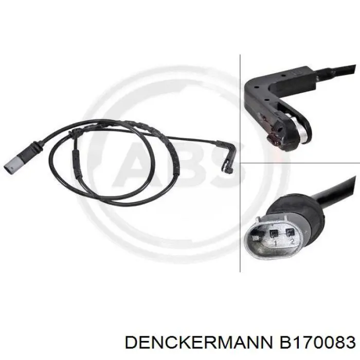 B170083 Denckermann датчик износа тормозных колодок задний