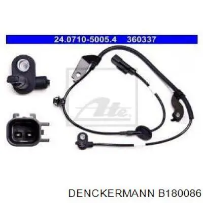 Купить B180086 Denckermann Датчик ABS передний левый