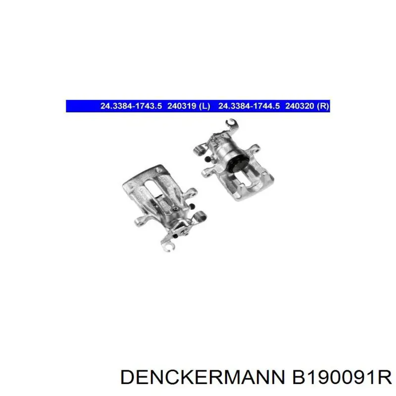 Купить B190091R Denckermann Суппорт задний правый