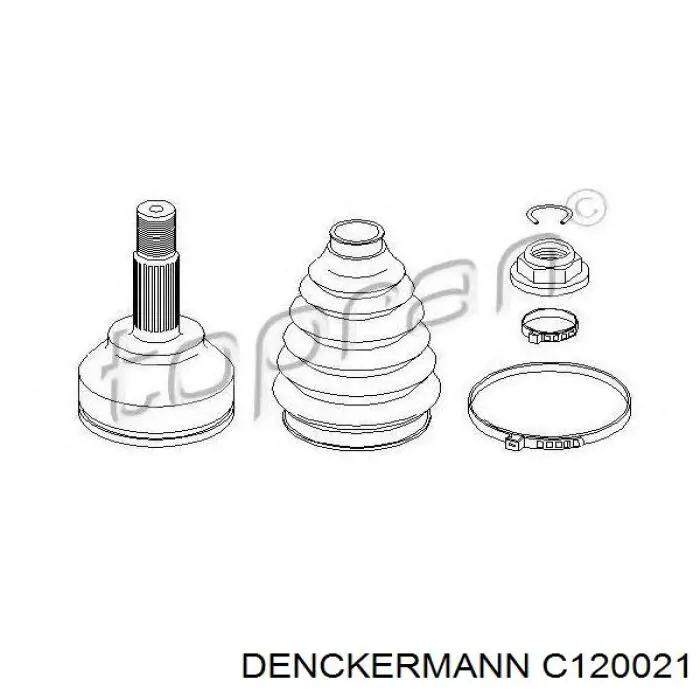 Граната колесная Denckermann C120021 цена, от 29.46 USD