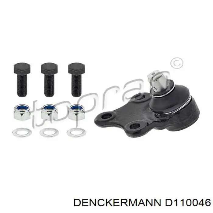 Шаровая опора, нижняя Denckermann D110046 цена, от 8.69 USD