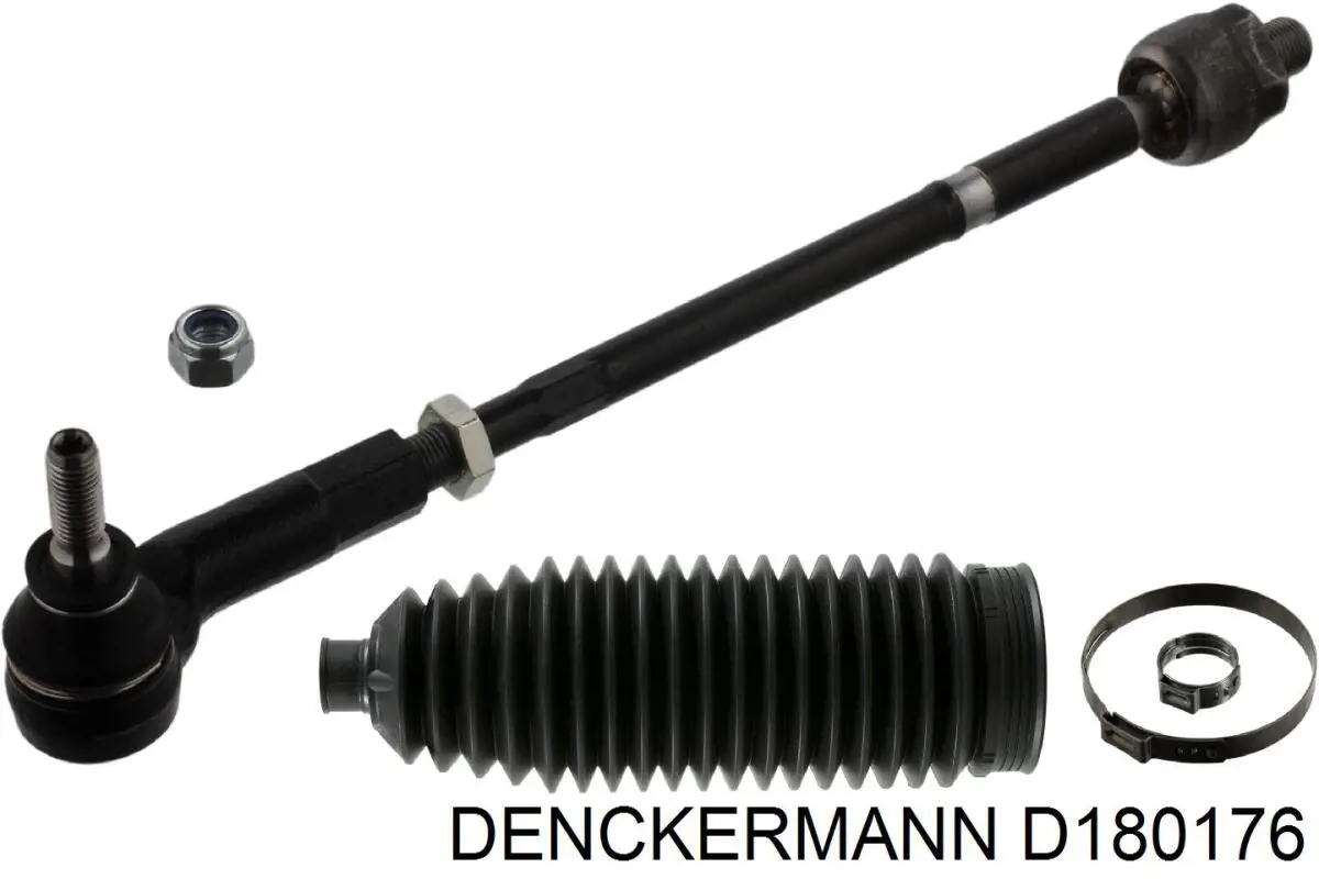 Правая рулевая тяга в сборе  Denckermann D180176