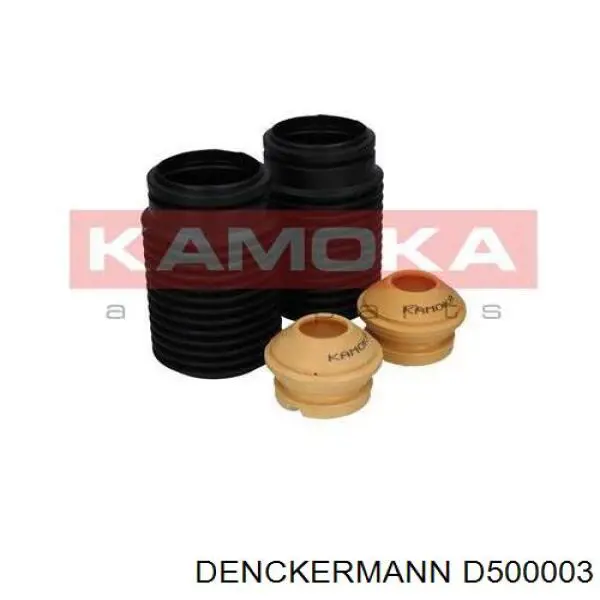 D500003 Denckermann pára-choque (grade de proteção de amortecedor dianteiro + bota de proteção)