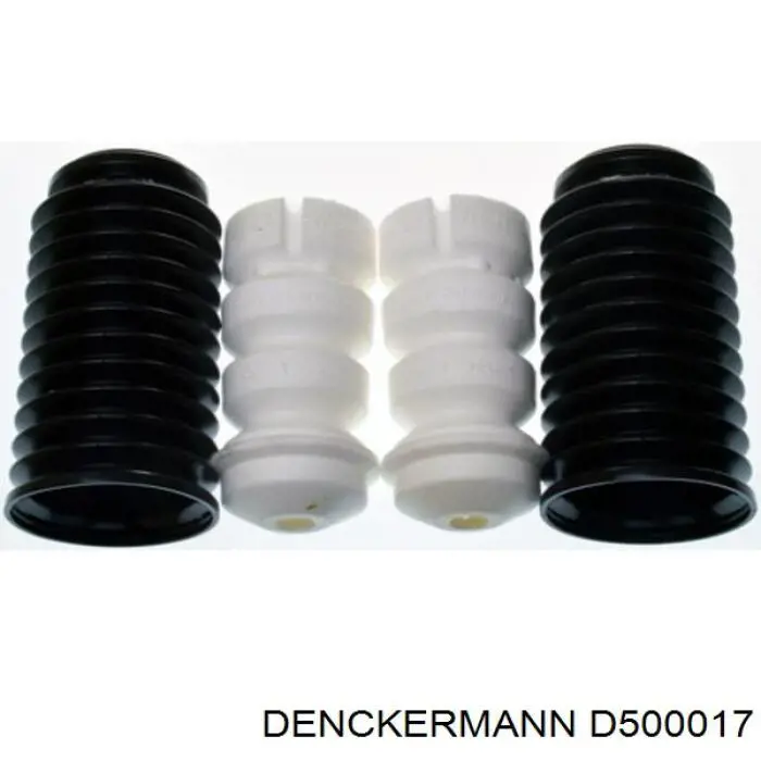 D500017 Denckermann pára-choque (grade de proteção de amortecedor traseiro + bota de proteção)
