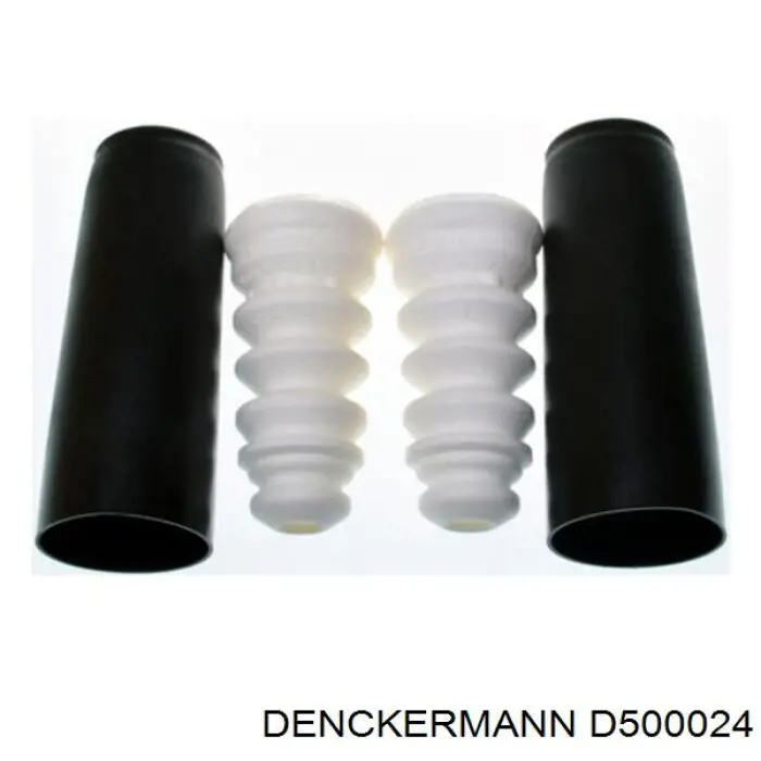 D500024 Denckermann pára-choque (grade de proteção de amortecedor traseiro + bota de proteção)