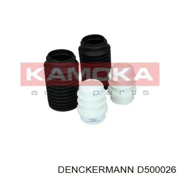 D500026 Denckermann pára-choque (grade de proteção de amortecedor dianteiro + bota de proteção)