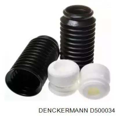 D500034 Denckermann pára-choque (grade de proteção de amortecedor dianteiro + bota de proteção)