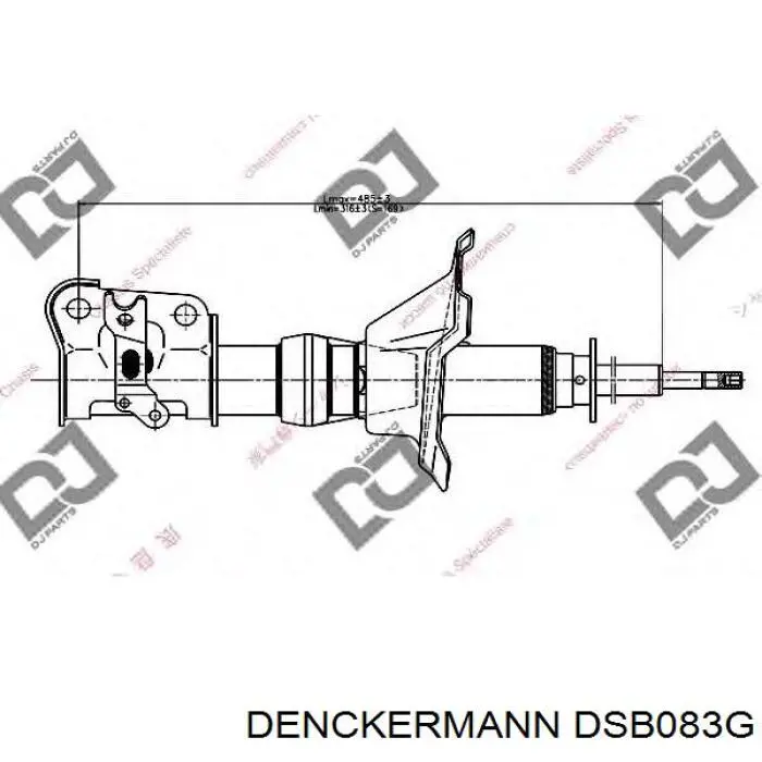 Стойка передняя правая Denckermann DSB083G