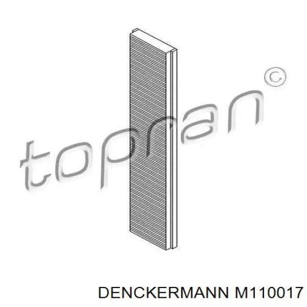 M110017 Denckermann фильтр салона