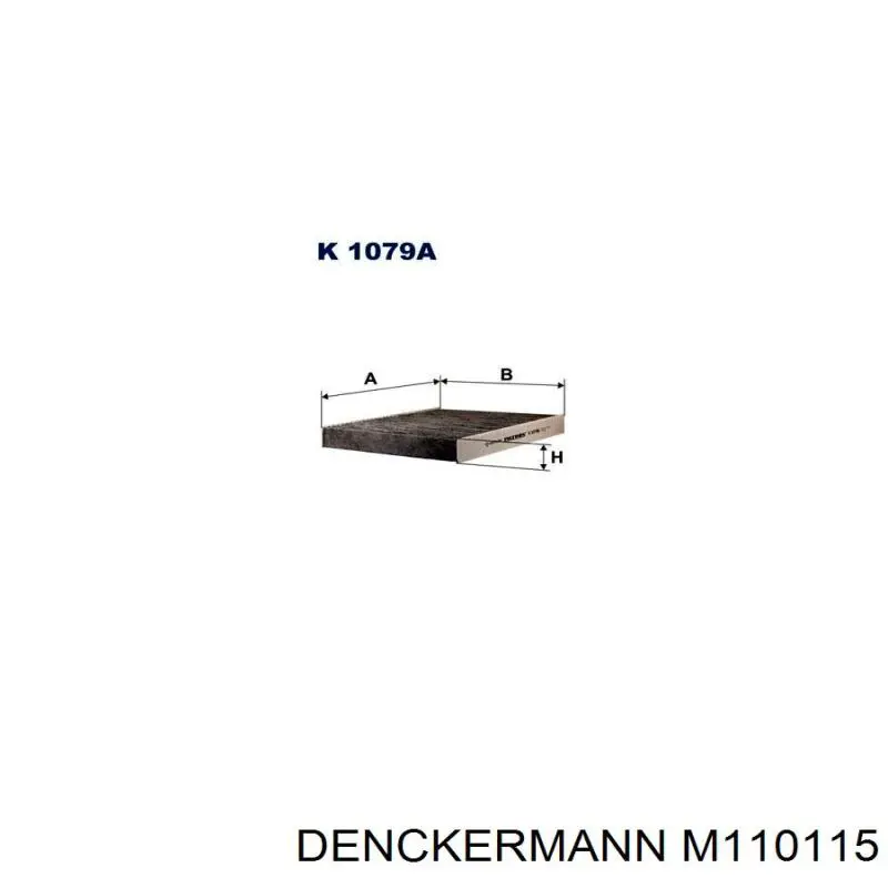Воздушный фильтр салона Denckermann M110115