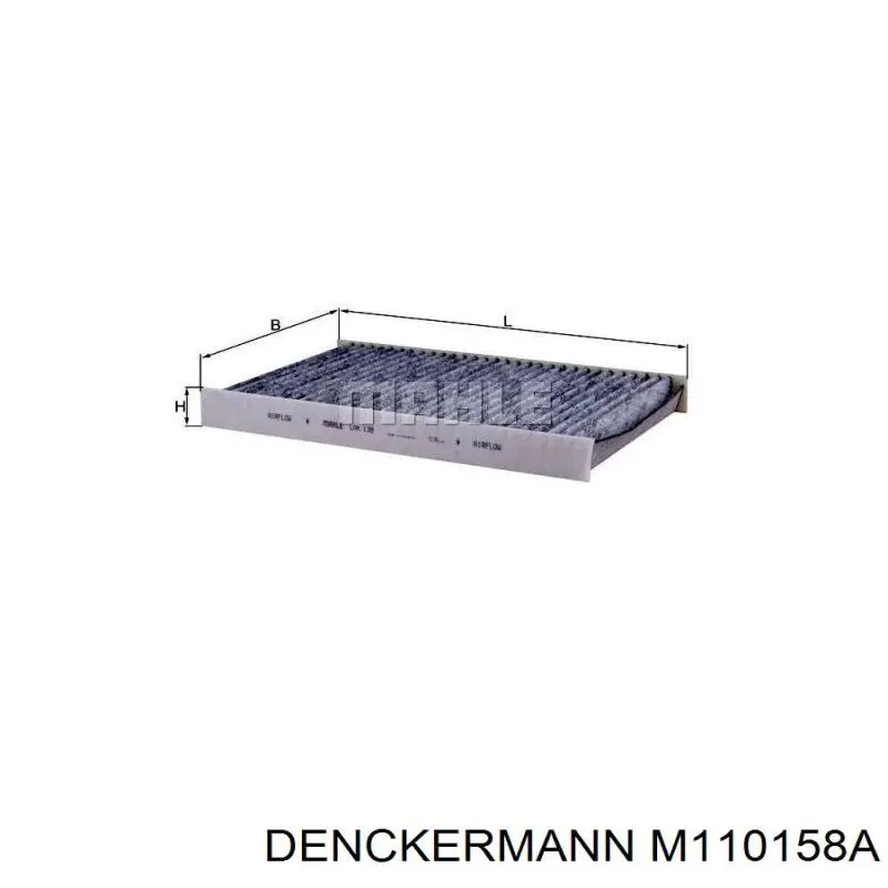 Фильтр воздушный отопителя Denckermann M110158A цена, от 8.42 USD
