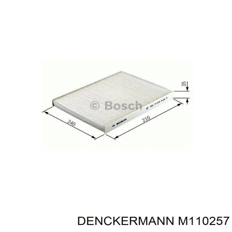 Купить M110257 Denckermann Фильтр салона угольный