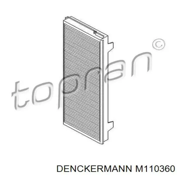 Фильтр воздушный отопителя Denckermann M110360 цена, от 9.96 USD
