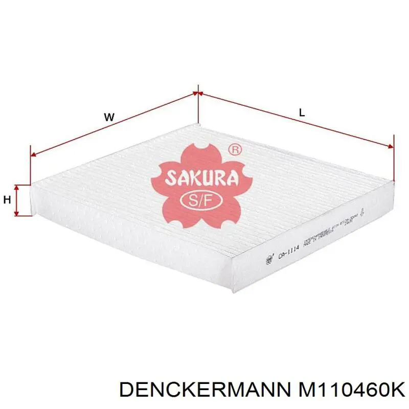 Воздушный фильтр салона Denckermann M110460K