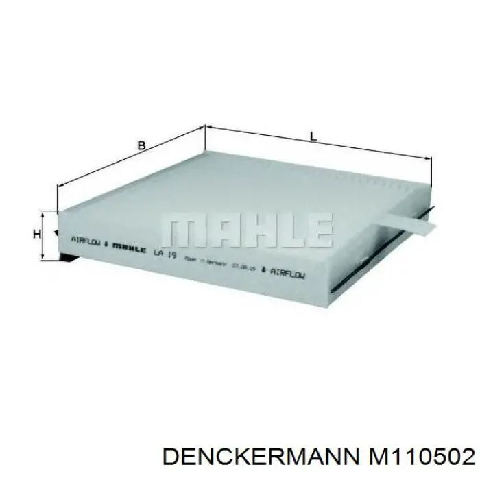 Фильтр воздушный отопителя Denckermann M110502 цена, от 11.27 USD