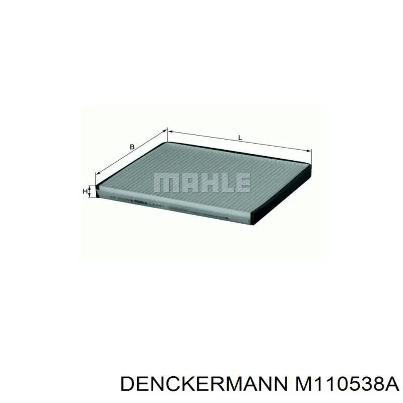 Воздушный фильтр салона Denckermann M110538A