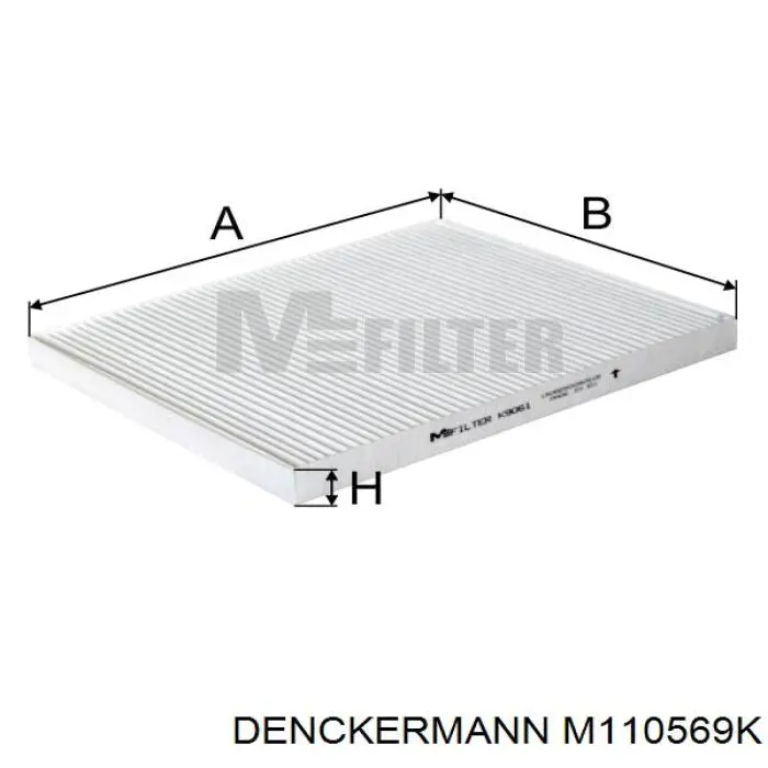 M110569K Denckermann фильтр салона