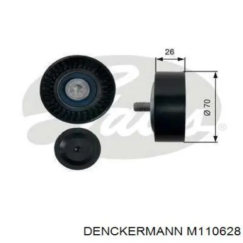 Фильтр салона M110628 Denckermann