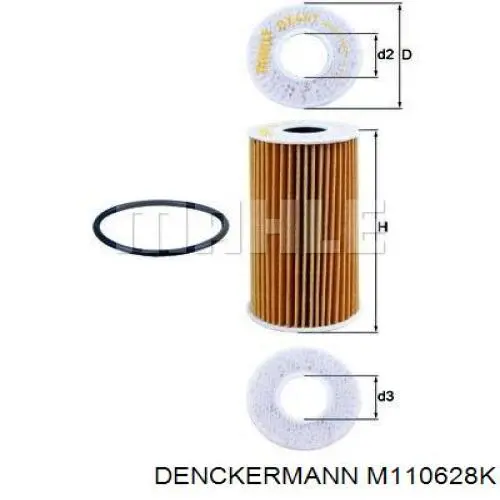 Фильтр воздушный отопителя Denckermann M110628K цена, от 5.59 USD