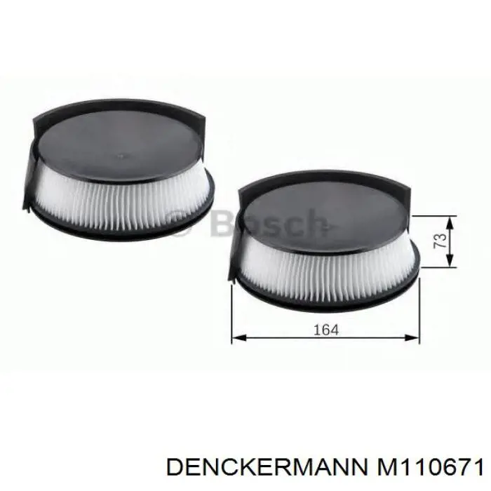 Фильтр воздушный отопителя Denckermann M110671 цена, от 19.50 USD