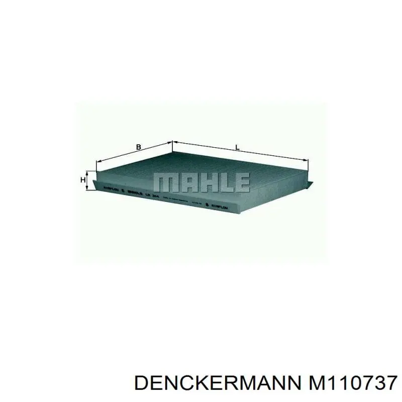 Фильтр воздушный отопителя Denckermann M110737 цена, от 5.19 USD