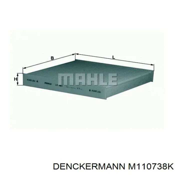 Фильтр воздушный отопителя Denckermann M110738K цена, от 5.64 USD