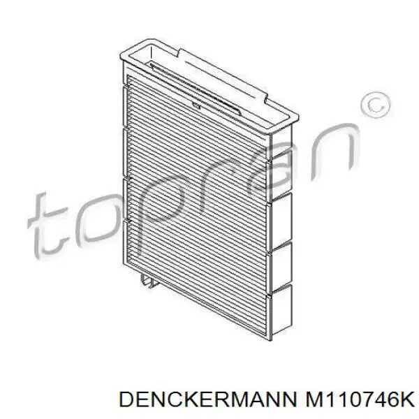 Купить M110746K Denckermann Фильтр салона угольный