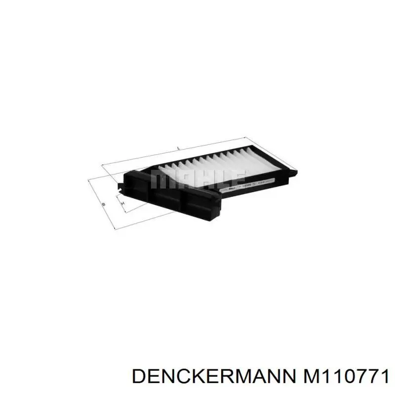 Фильтр воздушный отопителя Denckermann M110771 цена, от 6.48 USD