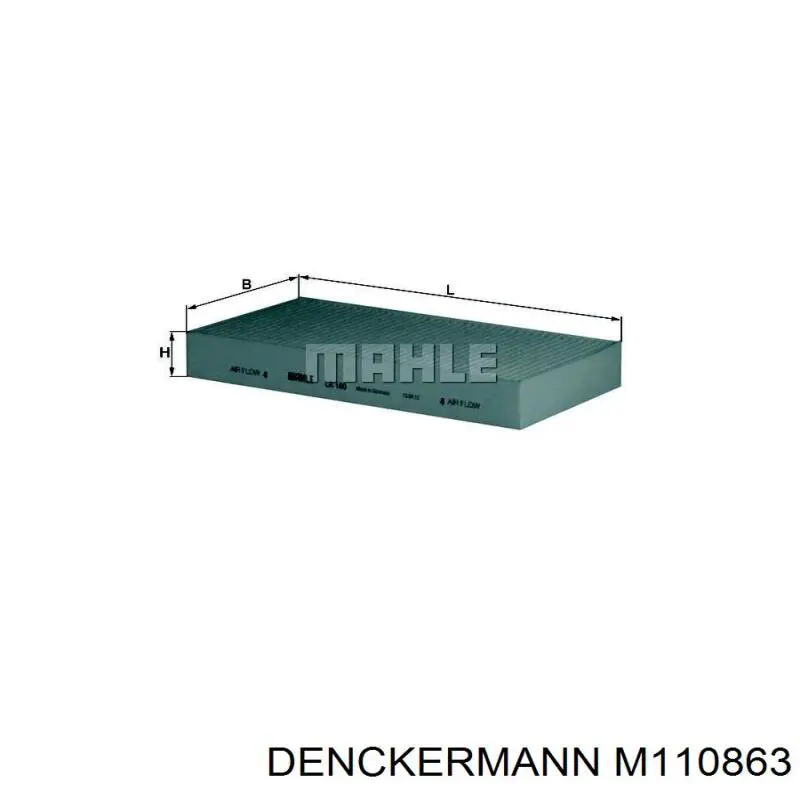 Фильтр воздушный отопителя Denckermann M110863 цена, от 5.65 USD