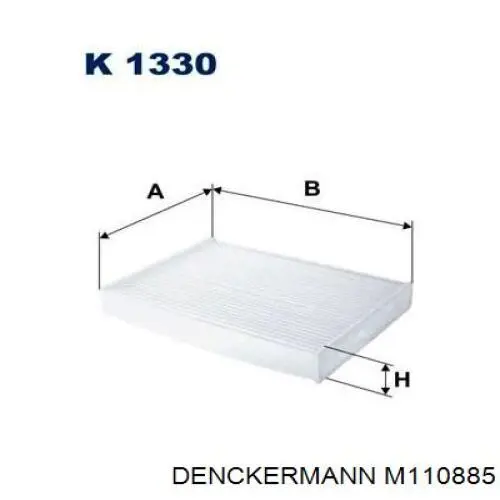 M110885 Denckermann фильтр салона