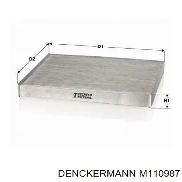 Фильтр воздушный отопителя Denckermann M110987 цена, от 4.72 USD