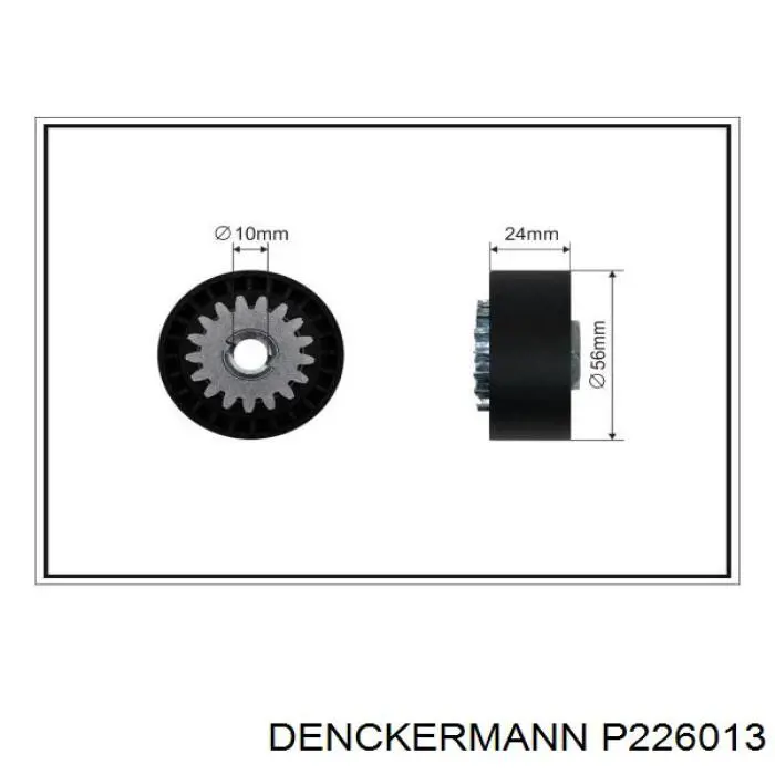 Натяжной ролик Denckermann P226013 цена, от 21.49 USD