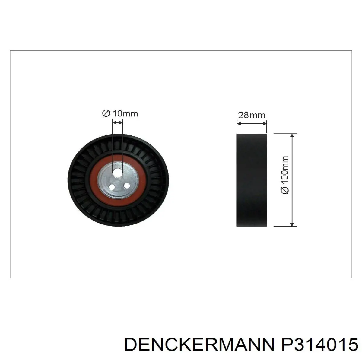 Натяжитель приводного ремня P314015 Denckermann