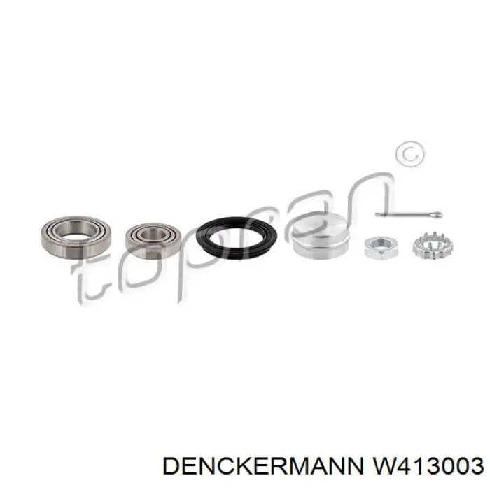 Подшипники задней ступицы Denckermann W413003 цена, от 8.82 USD