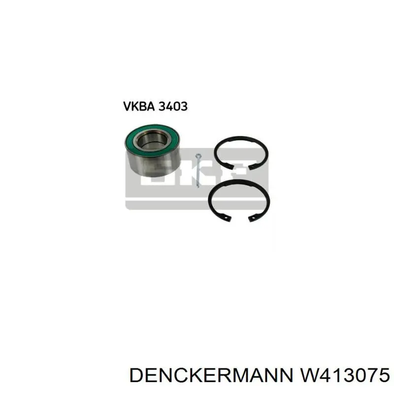 W413075 Denckermann rolamento de cubo dianteiro