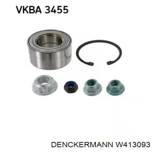 Комплект подшипника ступицы колеса Denckermann W413093 цена, от 19.50 USD