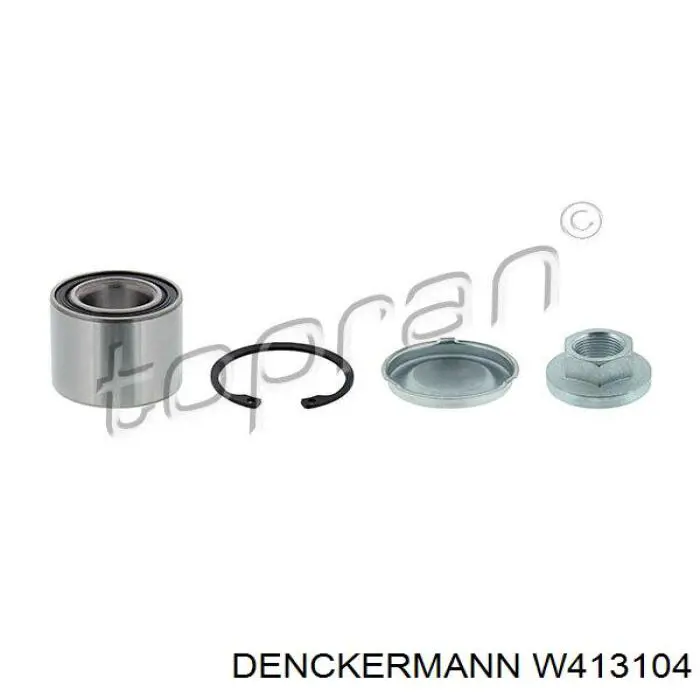 Купить W413104 Denckermann Подшипник задней ступицы