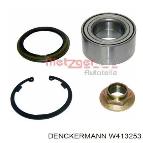 Rolamento de cubo dianteiro Denckermann W413253 preço, a partir de 46,33 USD