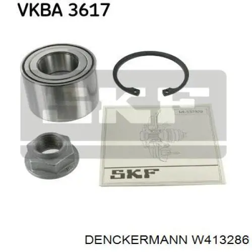 Купить W413286 Denckermann Диск тормозной задний