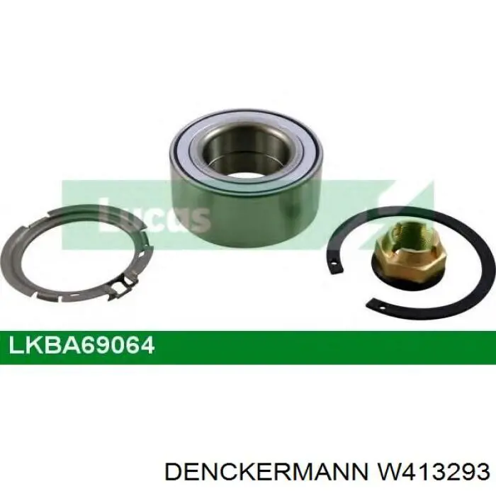 Ступичный подшипник передний Denckermann W413293