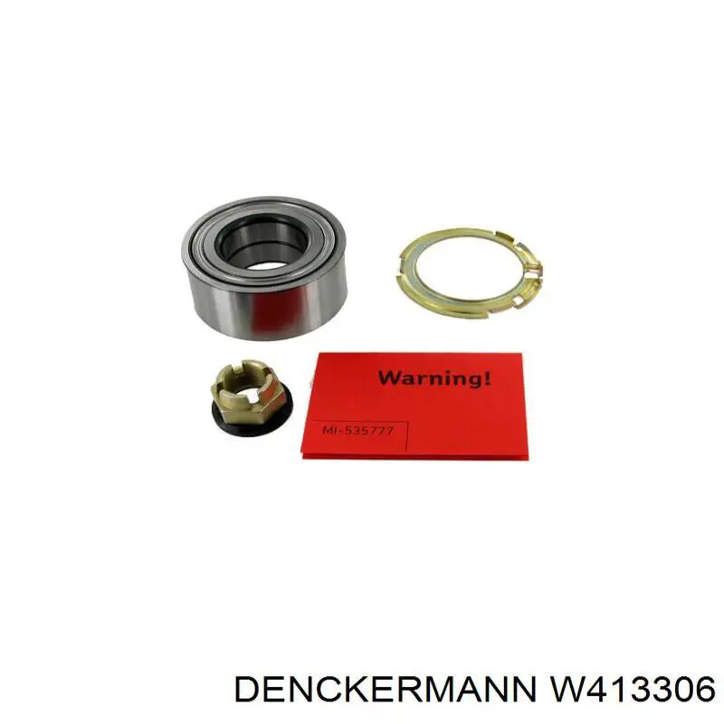 Купить W413306 Denckermann Подшипник передней ступицы