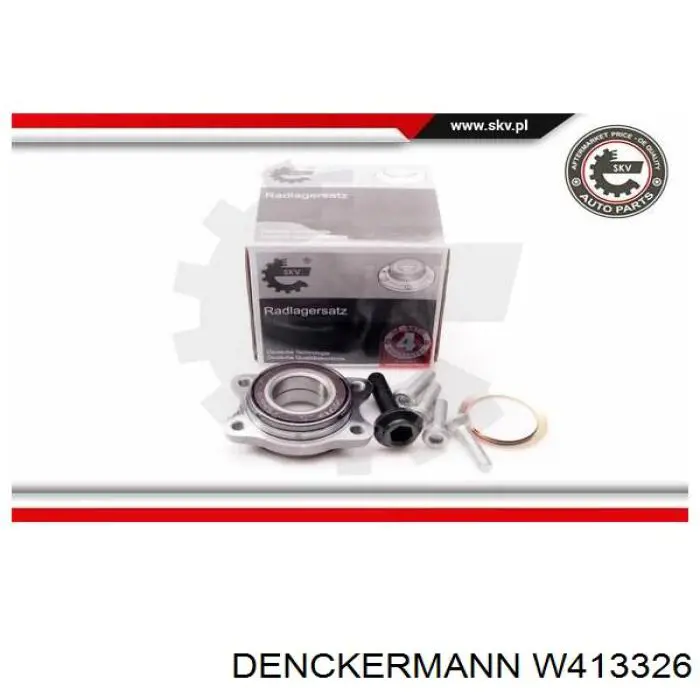 W413326 Denckermann подшипник ступицы передней/задней
