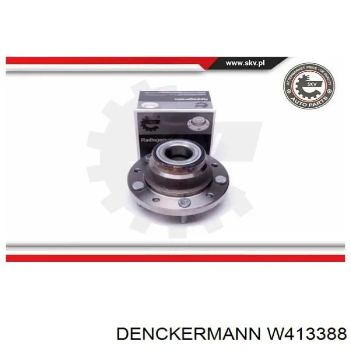 Ступицы задних колес Denckermann W413388 цена, от 78.71 USD