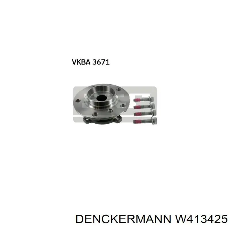 Купить W413425 Denckermann Ступица переднего колеса