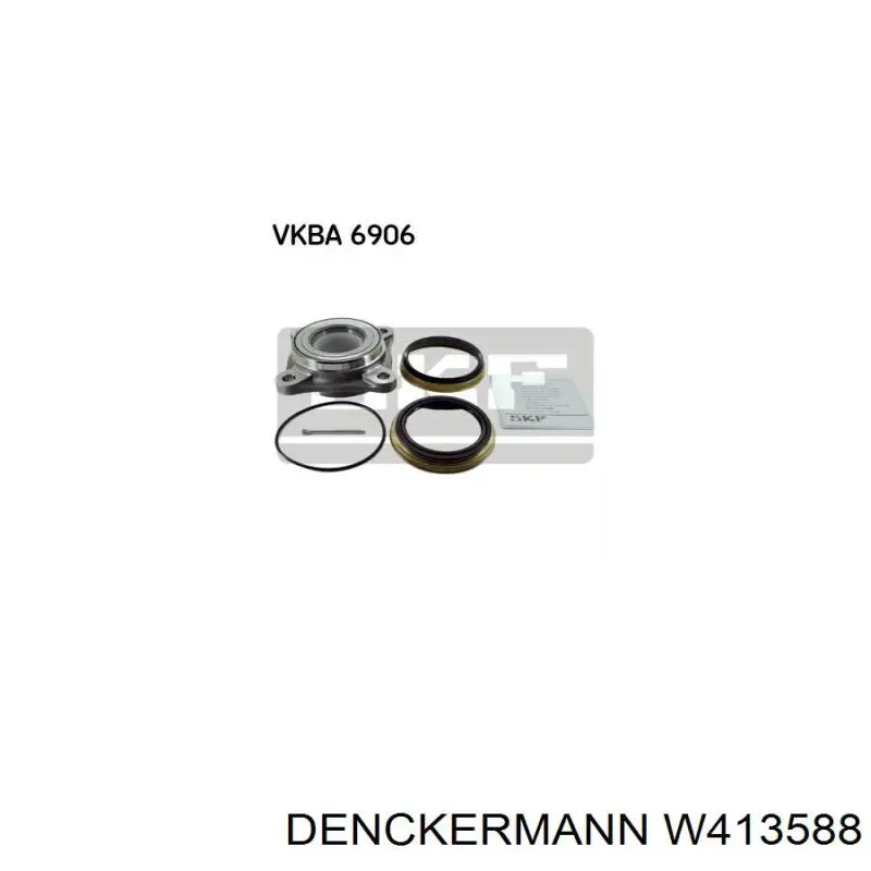 Купить W413588 Denckermann Подшипник передней ступицы
