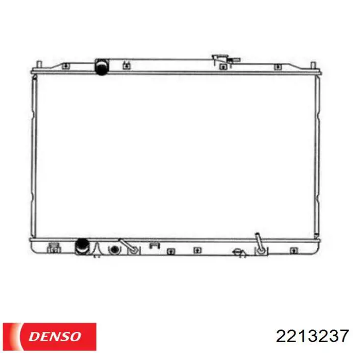 Радиатор 2213237 Denso