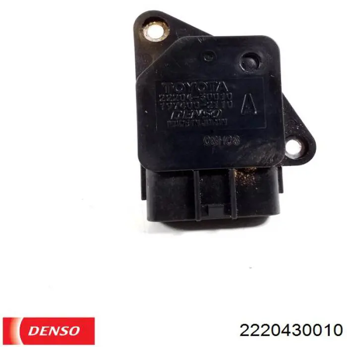 Датчик массового расхода воздуха Denso 2220430010 цена, от 27.83 USD