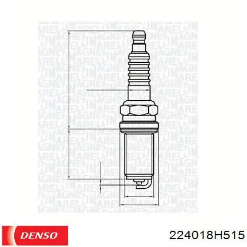 Свечи зажигания 224018H515 Denso