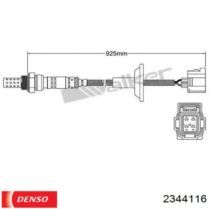 2344116 Denso Лямбда-зонд, датчик кислорода до катализатора